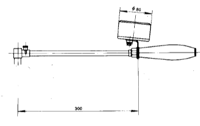 WRN-892M針型表面熱電偶溫度計安裝圖片 WRN-892M針型表面熱電偶溫度計安裝圖片