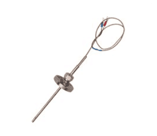 WRNK-491固定卡套法蘭帶補償導線鎧裝熱電偶 WRNK-491固定卡套法蘭帶補償導線鎧裝熱電偶