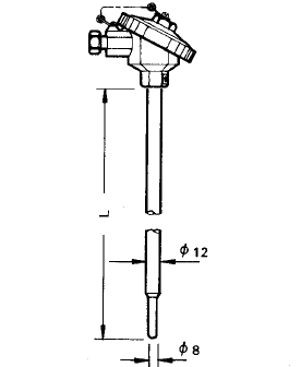 WZP-1312A無固定防水接線盒引進(jìn)型熱電阻安裝圖片 WZP-1312A無固定防水接線盒引進(jìn)型熱電阻安裝圖片