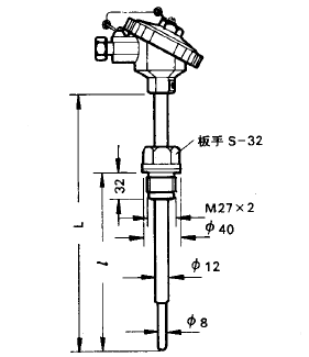 WZP-2312A固定螺紋防水接線盒引進(jìn)型熱電阻安裝圖片 WZP-2312A固定螺紋防水接線盒引進(jìn)型熱電阻安裝圖片